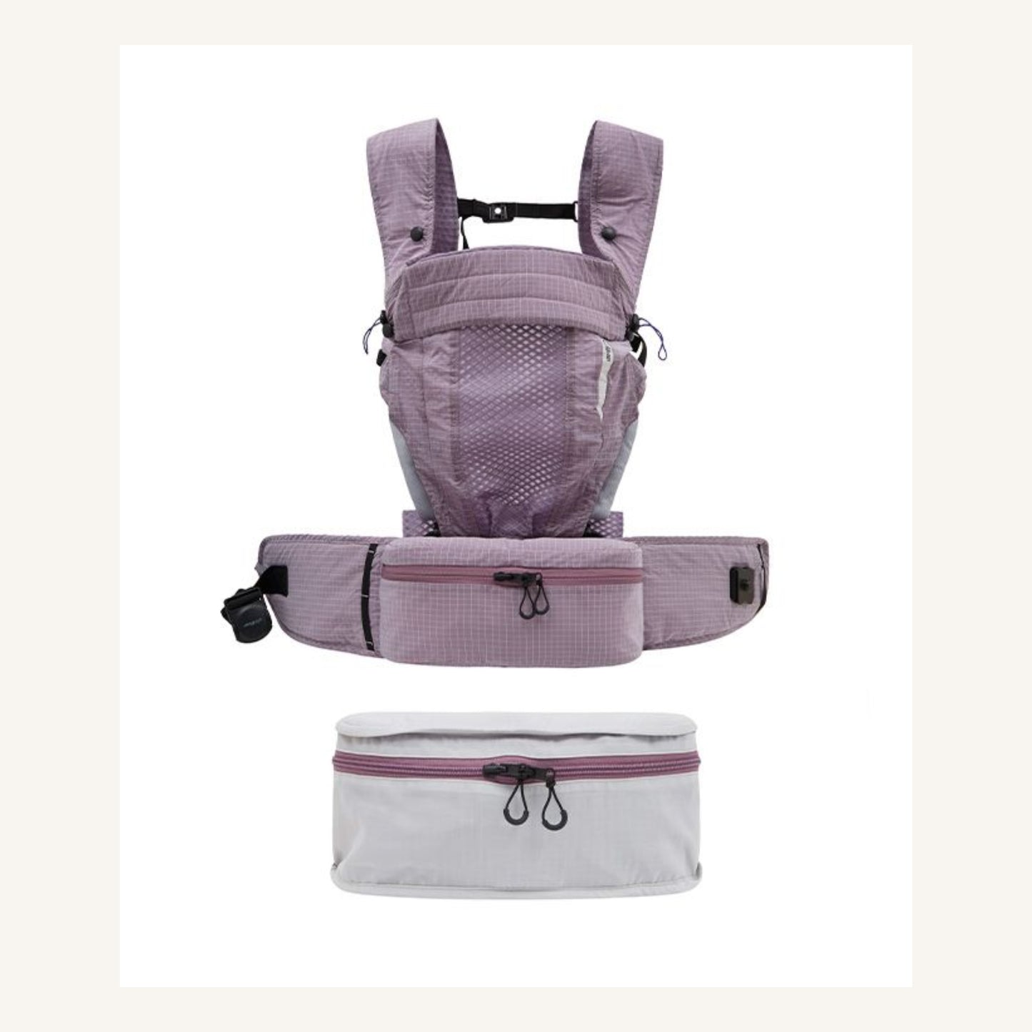 NUBE Dual Fit Packable Baby Carrier - Violet