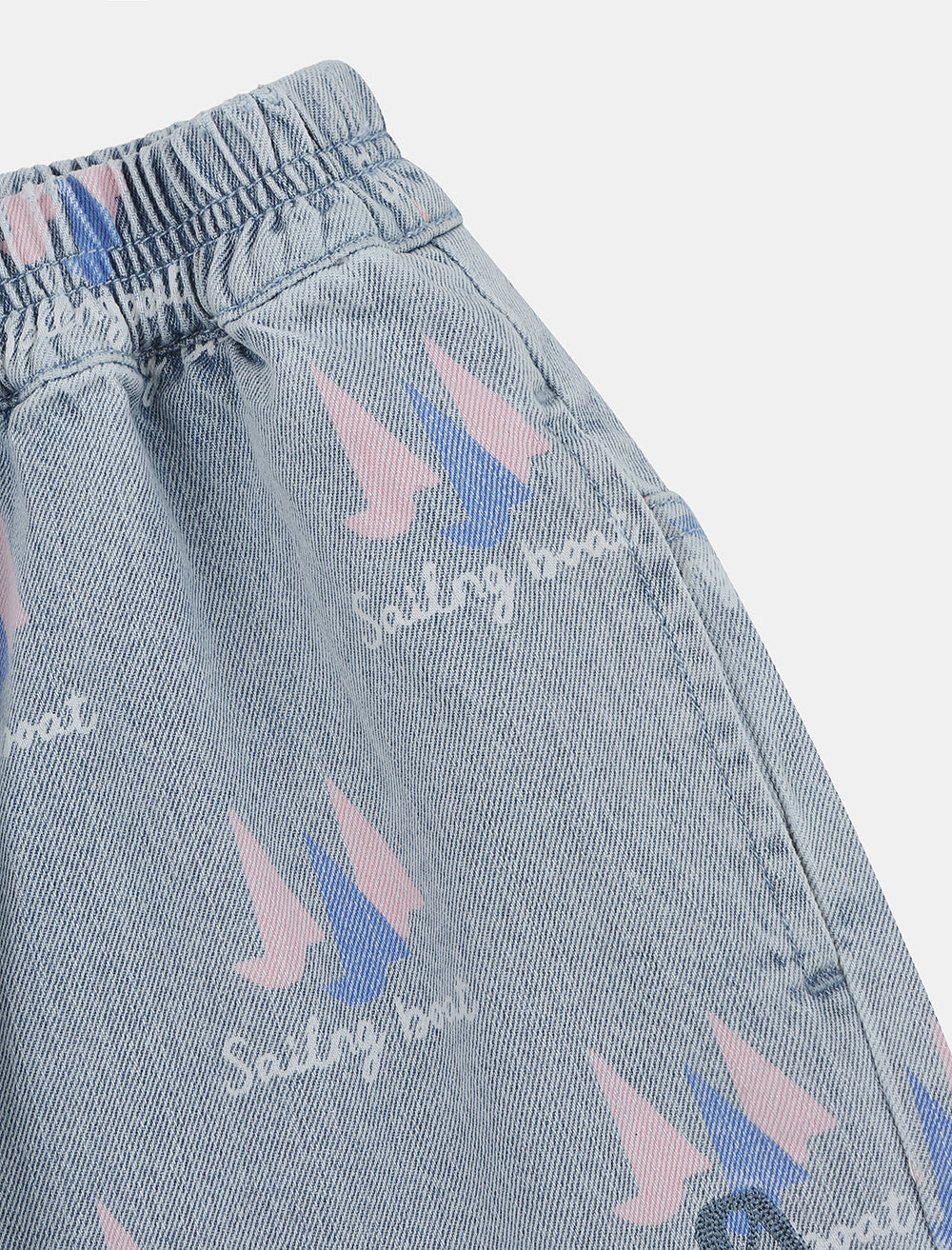 Comfy Sailing Denim Shorts