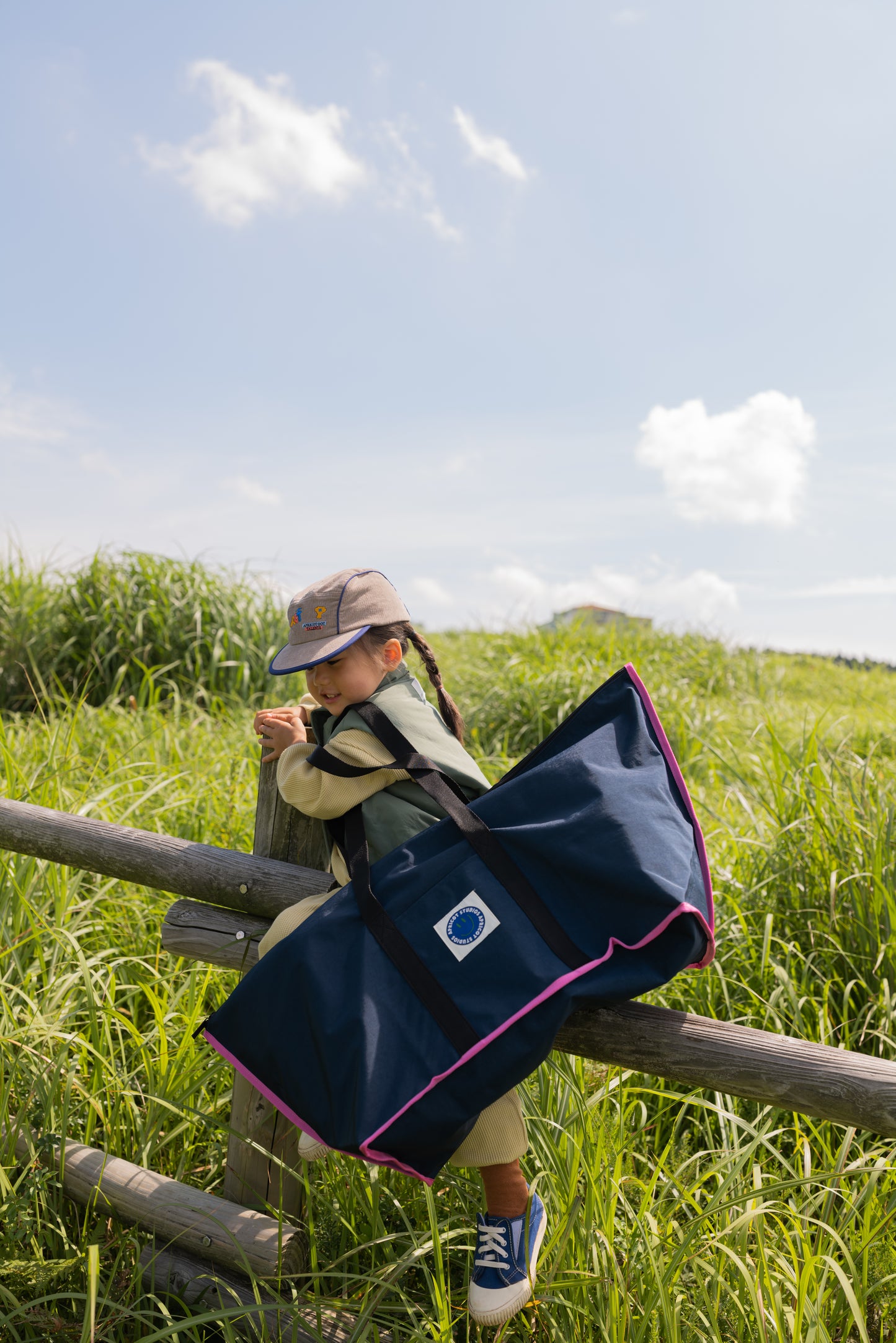 Family Camper Duffel Bag Navy
