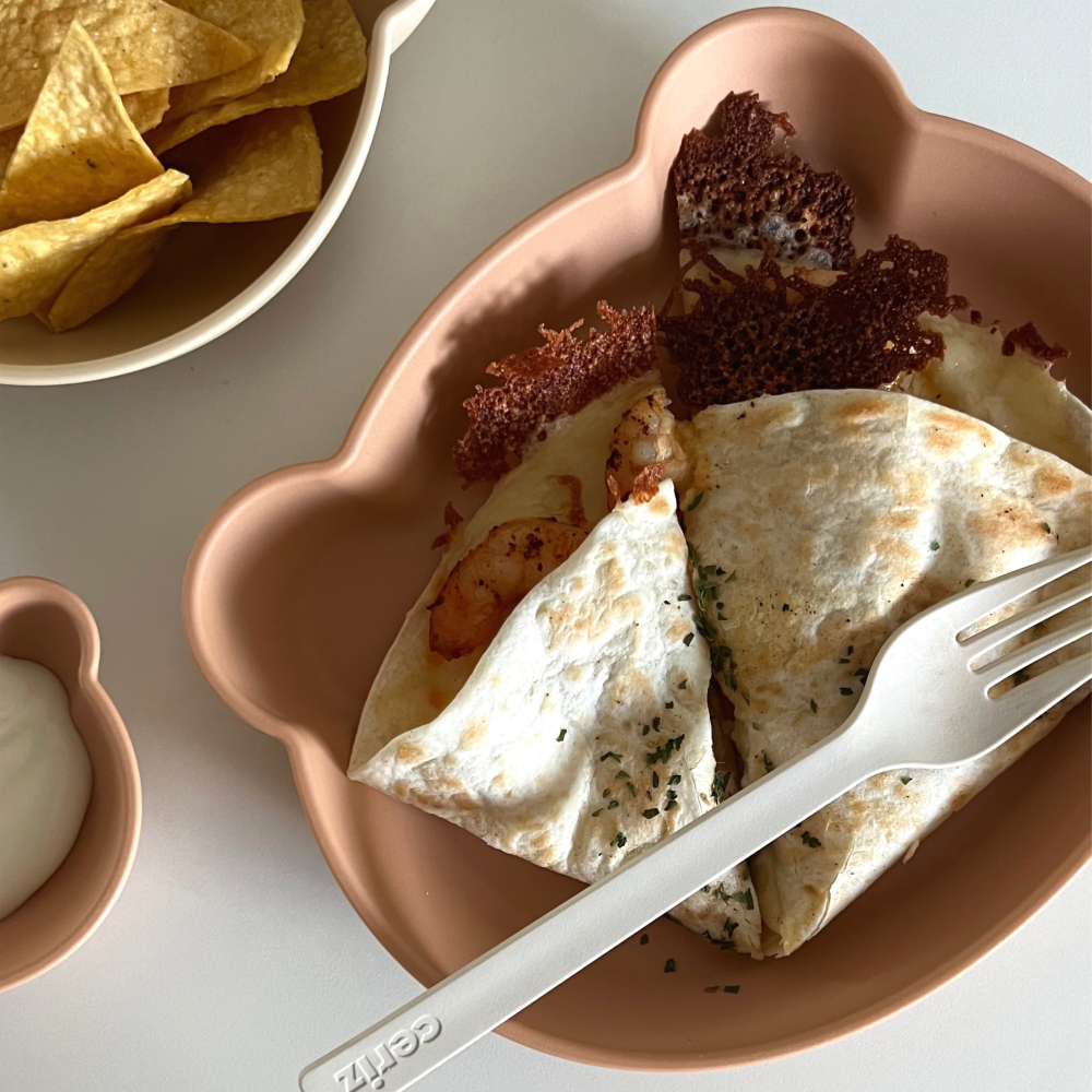 (2P) Little Bear Tableware Set – Kids Plate & Bowl for Everyday Meals