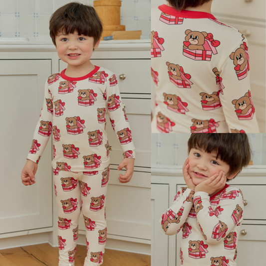Cheese Loungewear (Long) - Sweetheart Bear