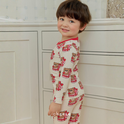 Cheese Loungewear (Long) - Sweetheart Bear