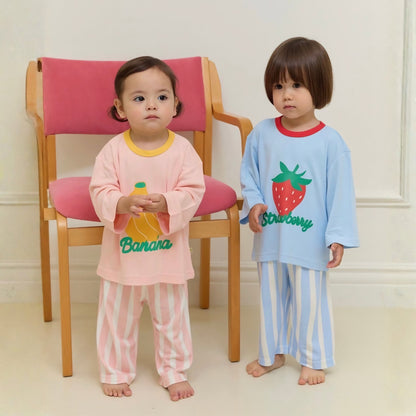 Bamboo Fruit Loungewear - Strawberry