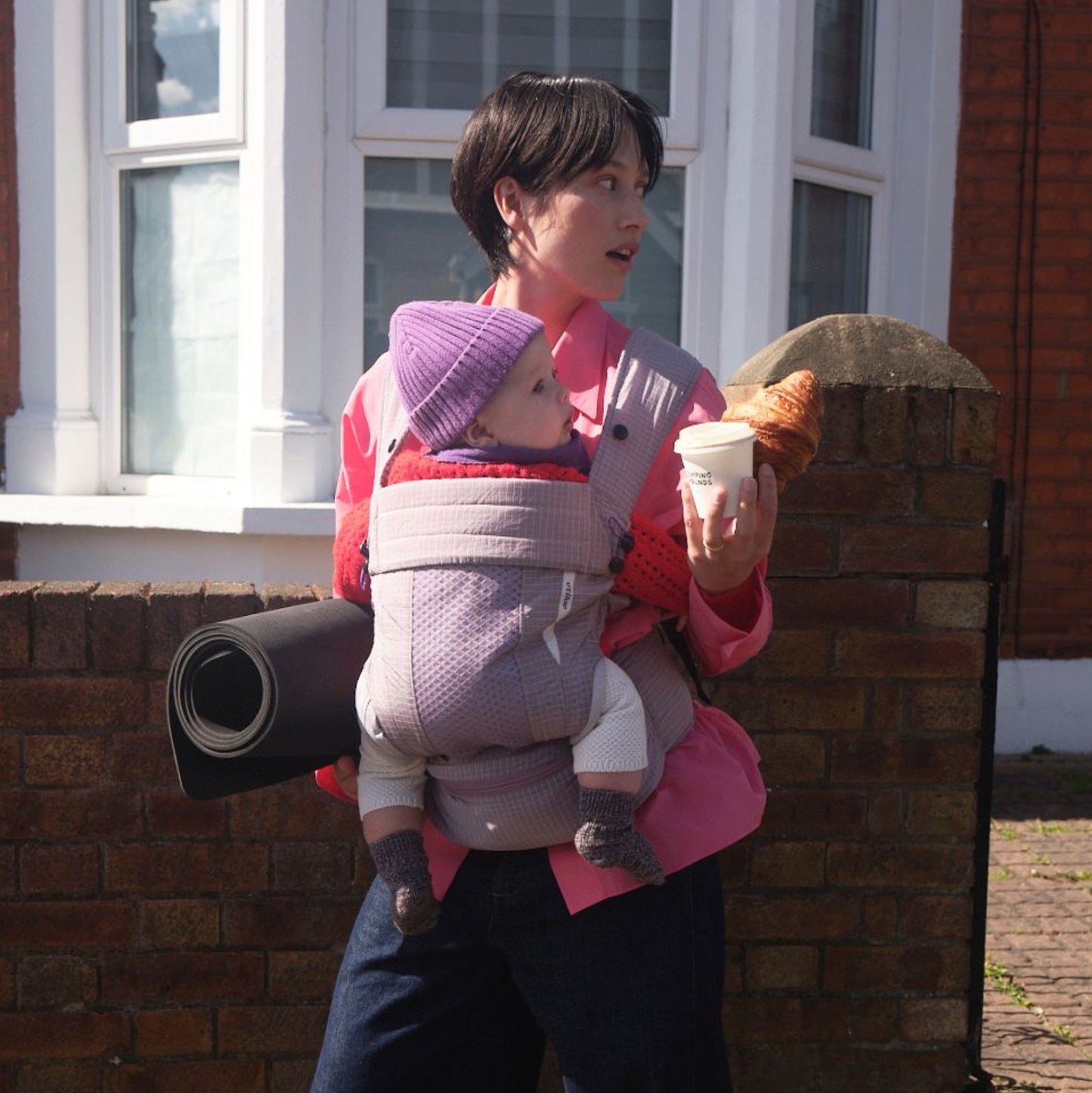 NUBE Dual Fit Packable Baby Carrier - Violet