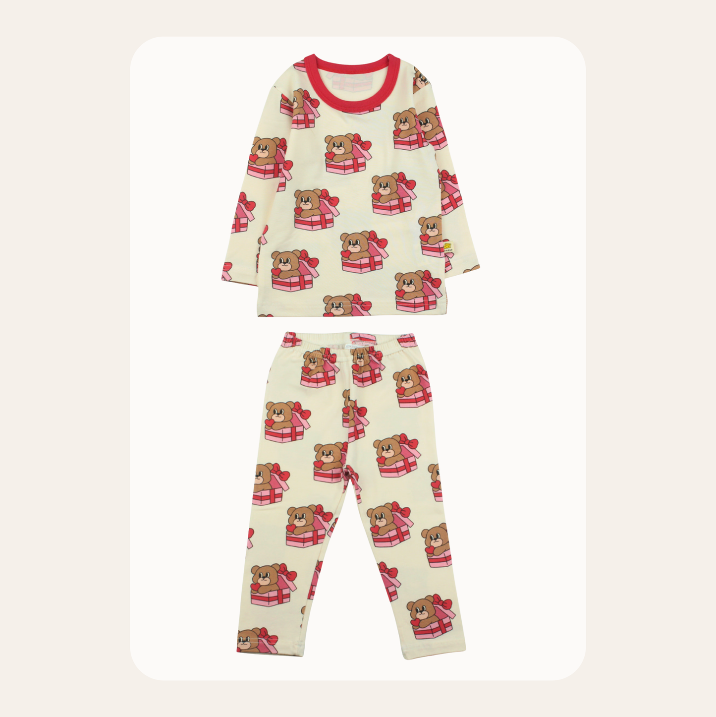 Cheese Loungewear (Long) - Sweetheart Bear