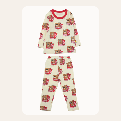 Cheese Loungewear (Long) - Sweetheart Bear