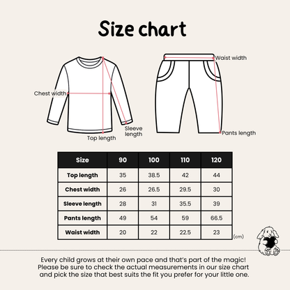 Cheese Loungewear (Long) - Sweetheart Bear