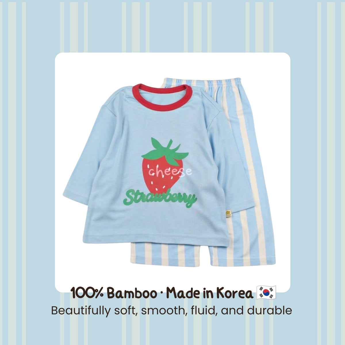 Bamboo Fruit Loungewear - Strawberry