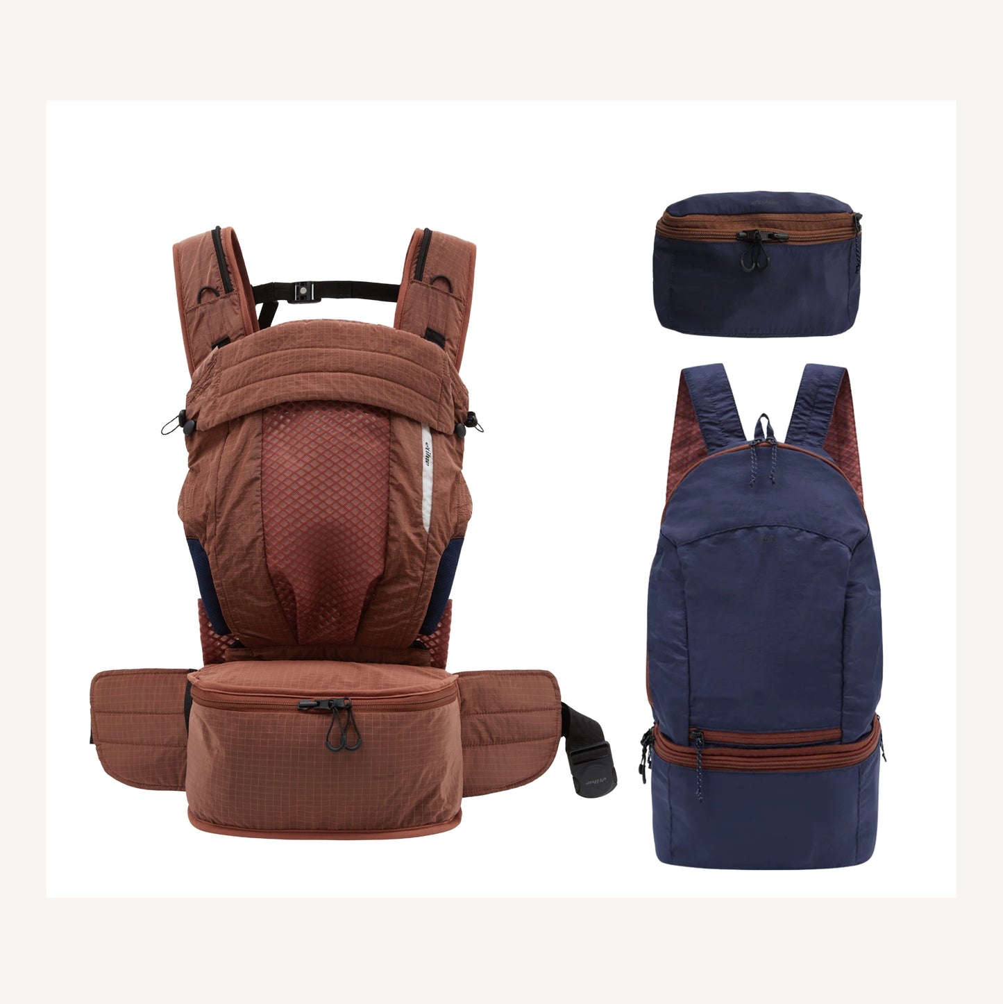 NUBE Backpack Baby Carrier – Brown