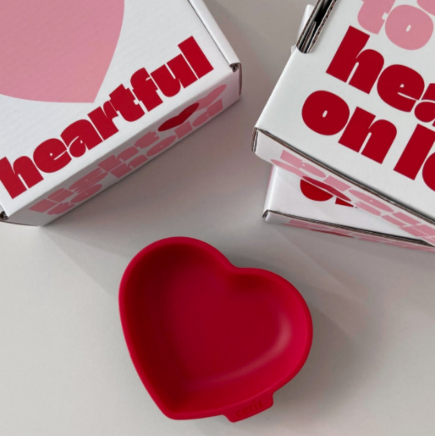 (2P) Heart Tableware Gift Set