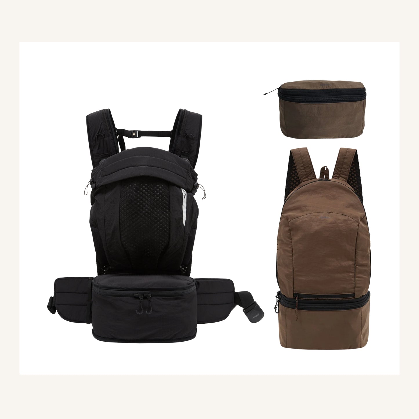 NUBE Backpack Baby Carrier – Black