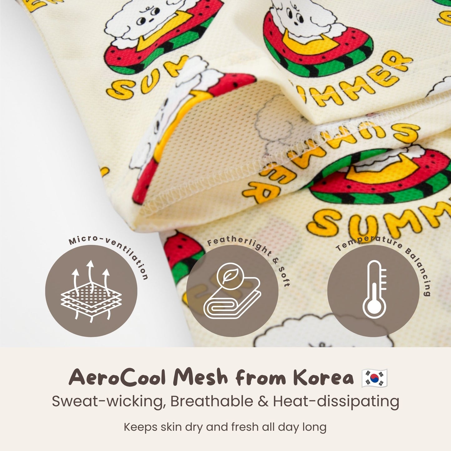 AeroCool Cheese Loungewear (Short) – Summer Puppy