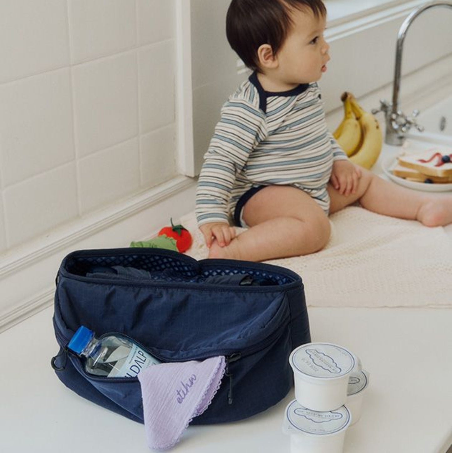 NUBE Dual Fit Packable Baby Carrier - Navy