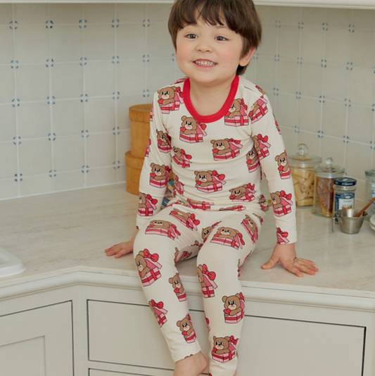 Cheese Loungewear (Long) - Sweetheart Bear