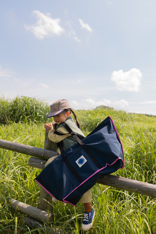 Family Camper Duffel Bag Navy
