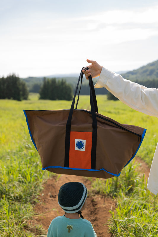 Family Camper Duffel Bag Brown