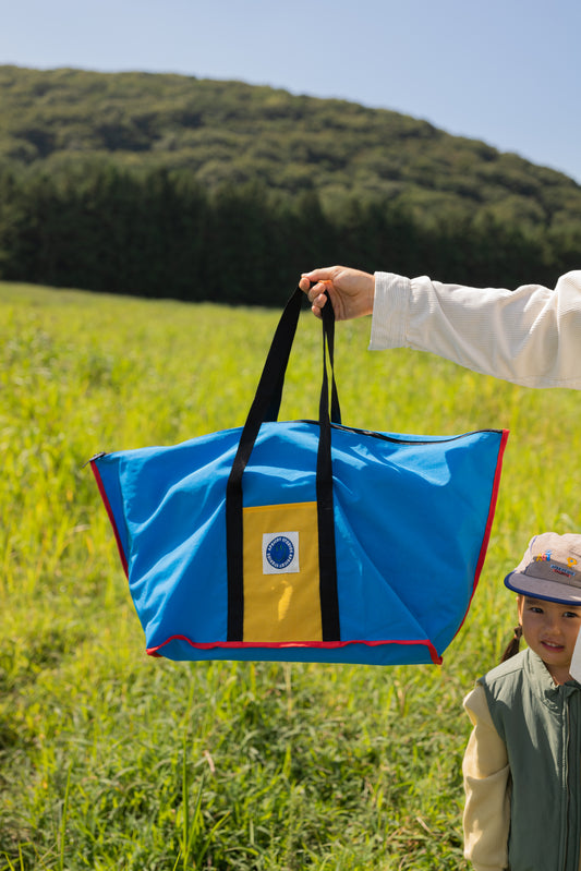 Family Camper Duffel Bag Blue