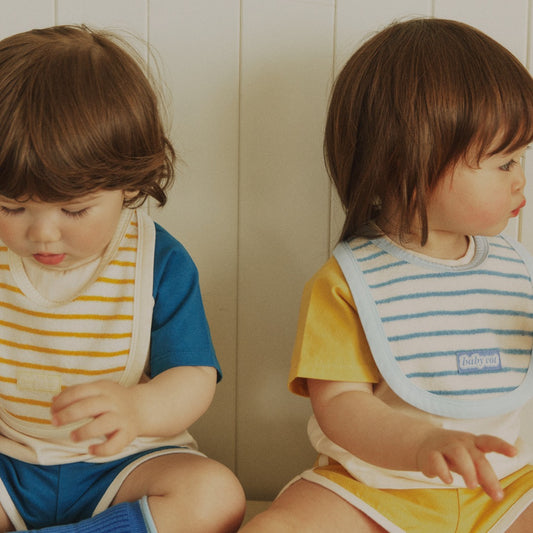 Happy Stripe Bib